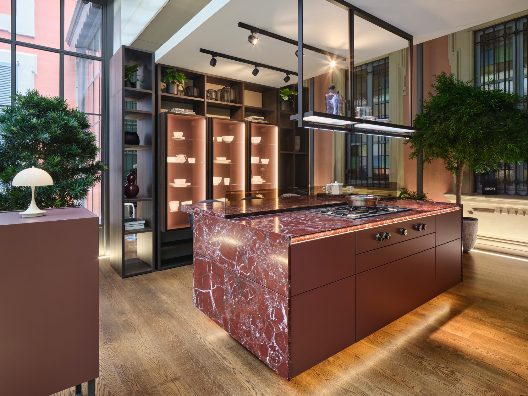 Leicht Rosso Lepanto keuken sfeerbeeld 5 - Keuken-Centrum Utrecht