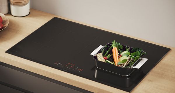 Bosch Serie 8 inductiekookplaat met FlexInduction en PerfectFry-sensor